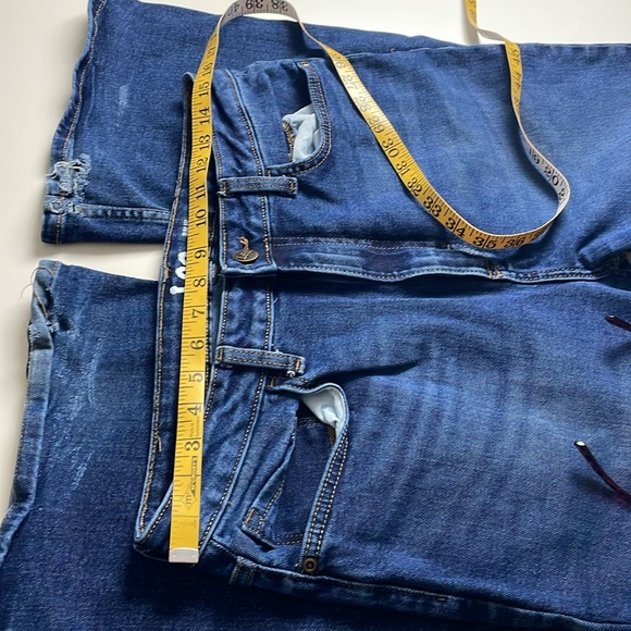 Lee Slim Fit Flare High Rise Medium-Dark Wash Jeans- 14 Long - Picture 8 of 11